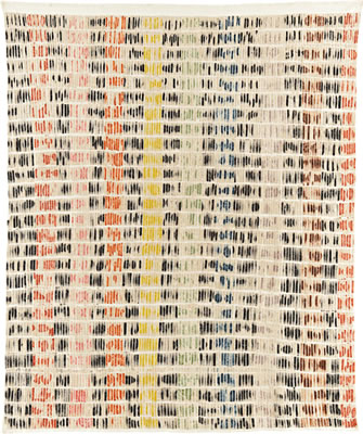 Sample artwork by Polly Apfelbaum (Born 1955), known for floor-bound fabric installation, minimalism, pop art - View similar artists and auction records